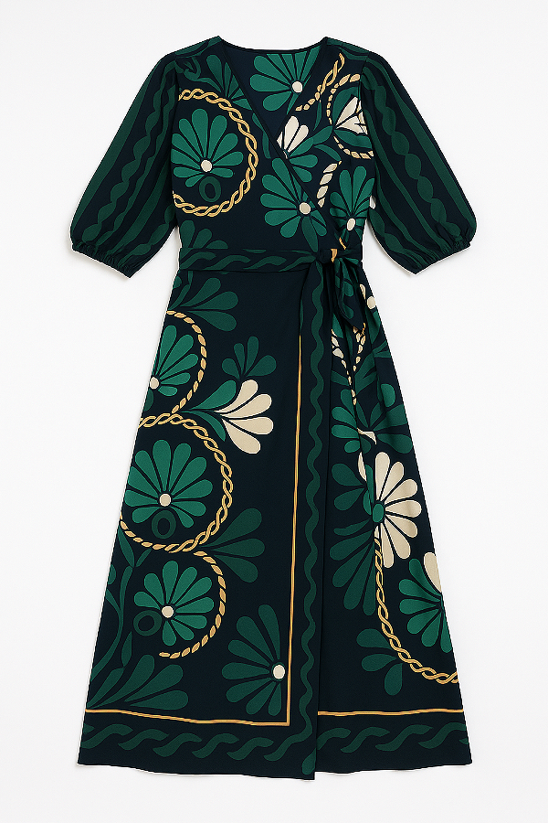 Vestido Longo Miranda FARM - Preto