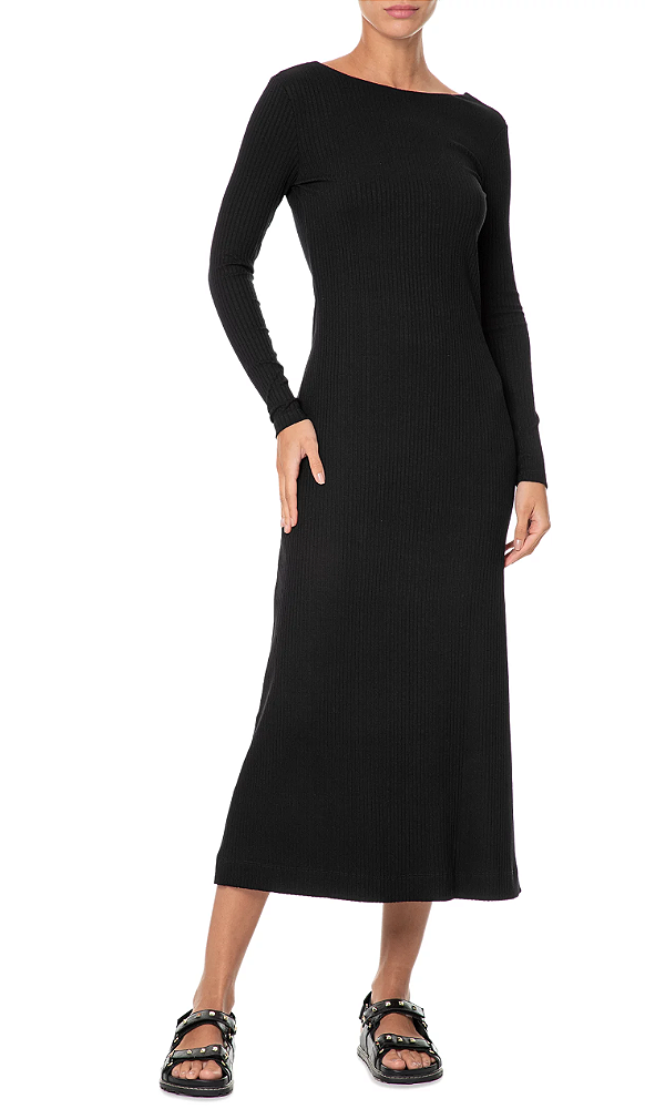 Vestido Decote U Costas FARM