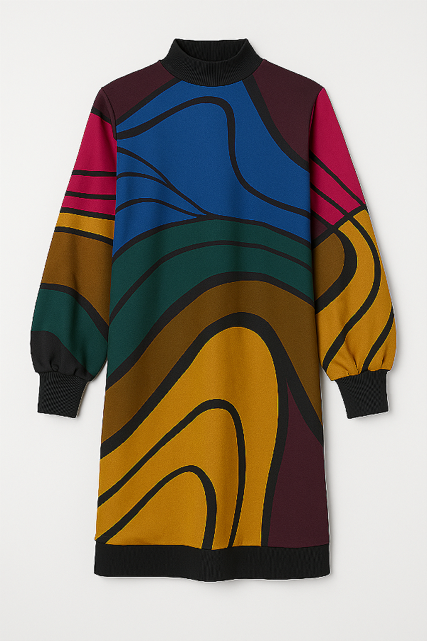 Vestido Moletom Onda De Cor FARM