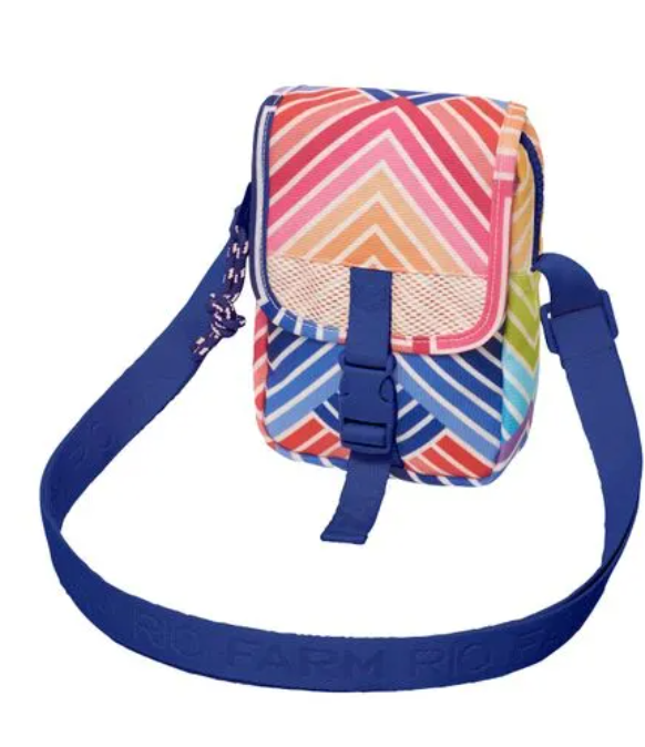 Bolsa Farm Fervo Transversal (Shoulder Bag) – Estampa Arco-Íris Tropical FARM
