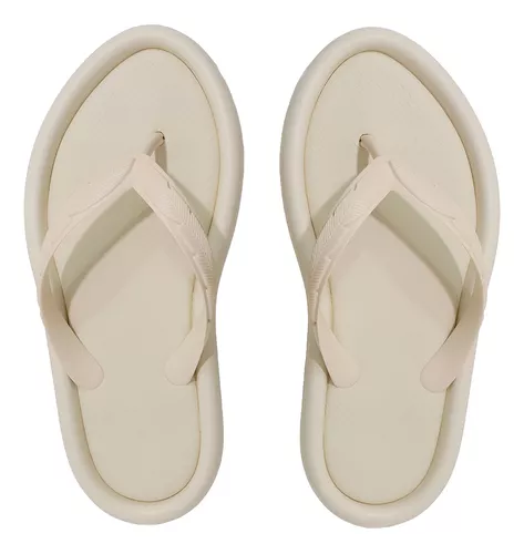 Chinelo Canoa Liso Ivory FARM