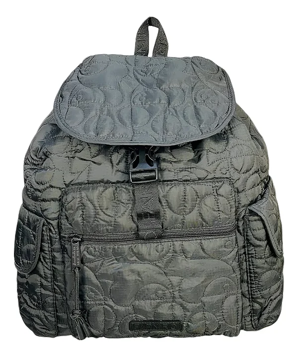 Bolsa Farm Pipoca Puffer (Mochila) – Cor Preto Escuro FARM