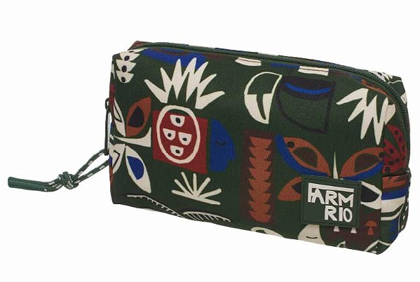 Necessaire Farm Ora Bolas P – Estampa Gráfico Tropi FARM