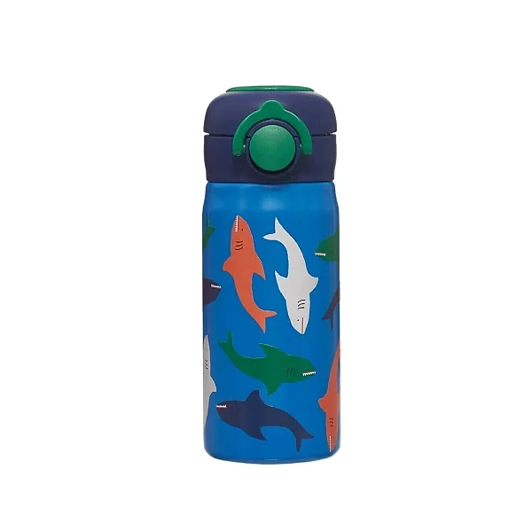 Garrafa Térmica Fábula ZumZum Infantil 330ml – Estampa Tubarão