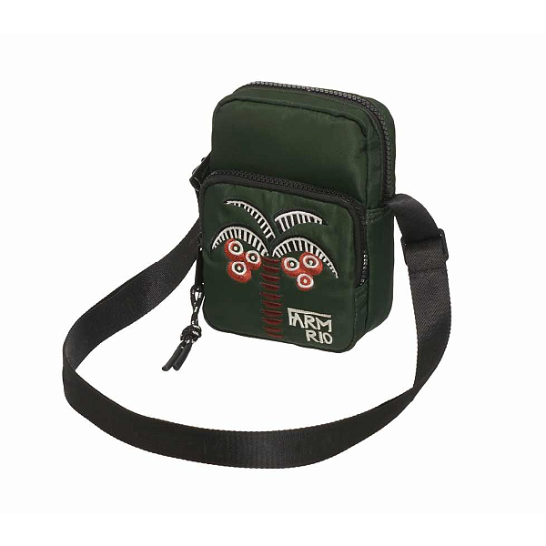Bolsa Da Gema Bordada Farm – Gráfico Tropi Verde FARM