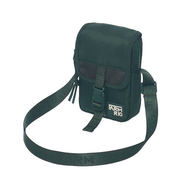 Bolsa Farm Fervo Transversal (Shoulder Bag) – Estampa Gráfico Tropical Verde FARM