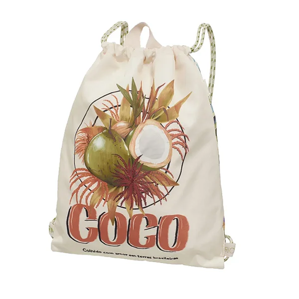 Bolsa Farm Praiana (Mochila Saco) – Estampa Tropicália FARM