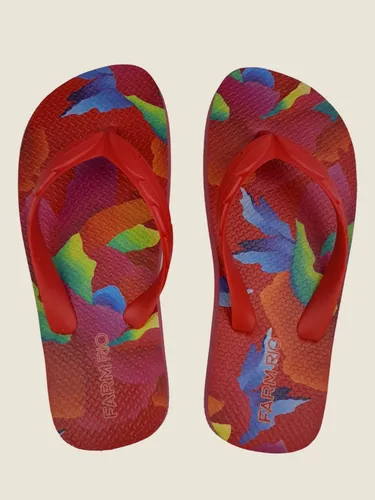 Chinelo Jangada Print Vermelho Melancia - FARM