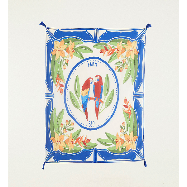 Canga Farm – Estampa Destino Tropical Off White