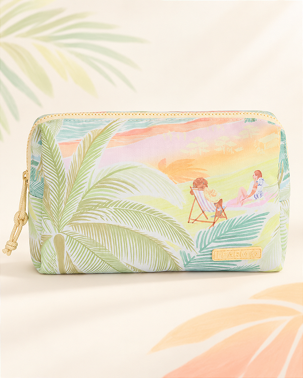Necessaire Farm Ora Bolas G – Estampa Fim de Tarde FARM
