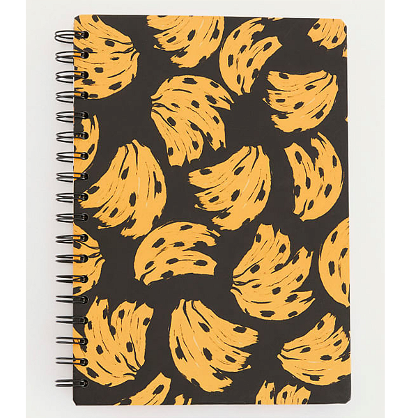 Caderno Universitário Bossa Banana Preto - Farm