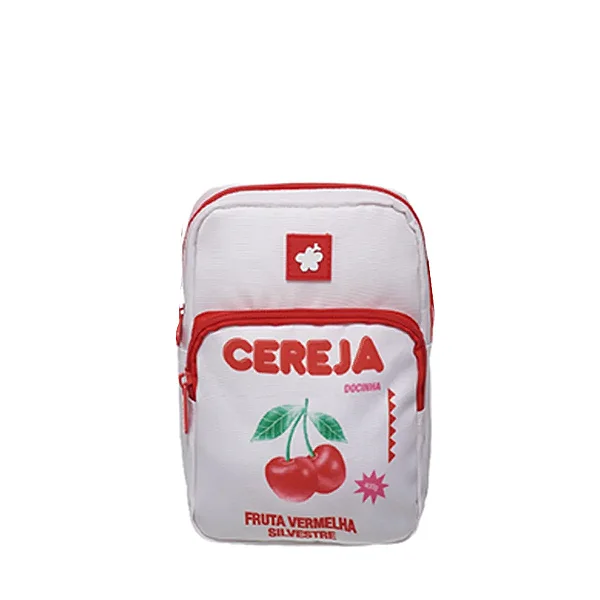 Bolsa Farm Fábula Zumzum Da Gema Cereja
