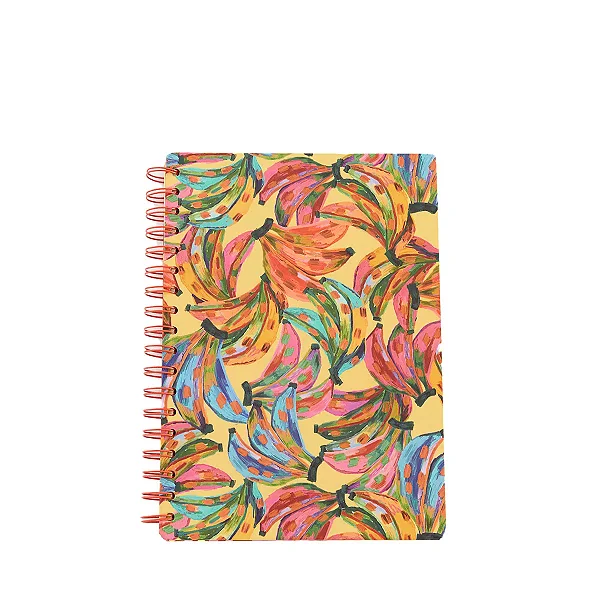 Caderno Universitário Cor De Banana Amarelo Brasil - Farm