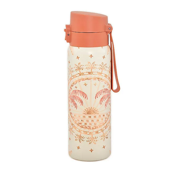 Garrafa Térmica Farm Etc 650ml – Estampa Coqueiral Off White FARM