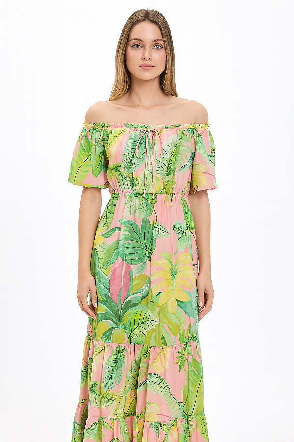 Vestido Cropped São Tomé Rosa Poema - Farm