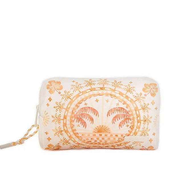 Nécessaire Ora Bolas Média – Estampa Coqueiral Off White FARM