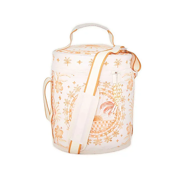 Cooler Farm Farofa – Estampa Paisagem Coqueiral Off White