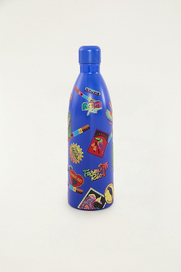 Garrafa Térmica Farm Glub Glub 1L – Estampa Patch Rio Azul FARM
