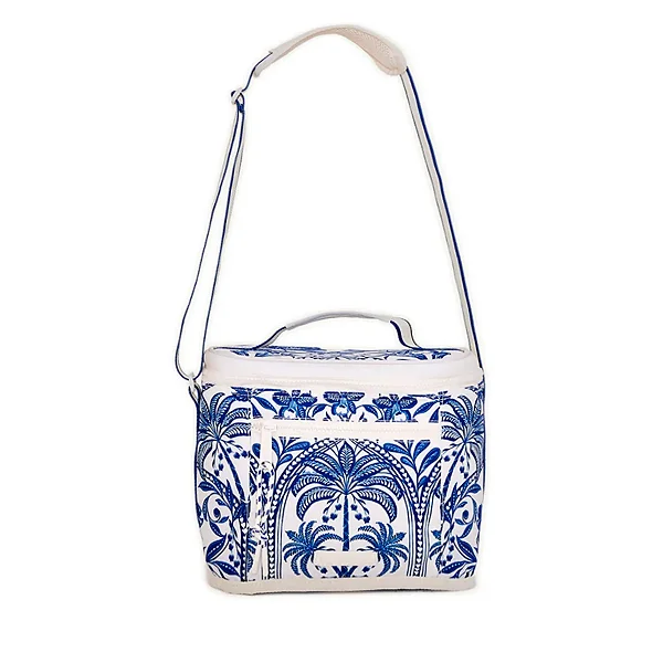 Mini Cooler Farm Farofa – Estampa Coqueiro De Flor Off White FARM