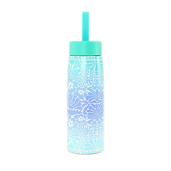 Garrafa Térmica Farm Que Sede 750ml – Estampa Sunset Yoga Blues