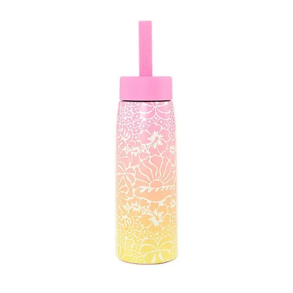 Garrafa Térmica Farm Que Sede 500ml – Estampa Sunset Yoga Off White