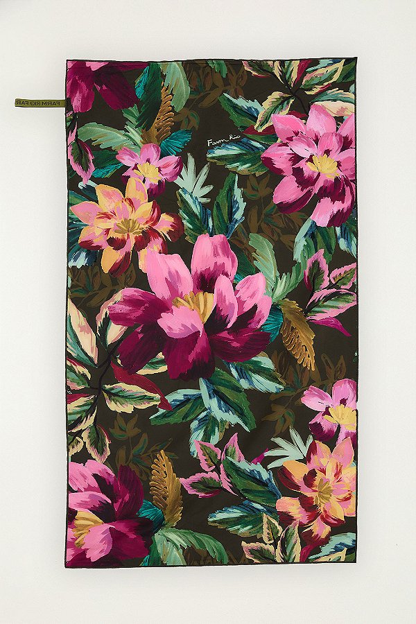 Toalha Tchibum Farm – Estampa Painted Flowers Xadrez FARM