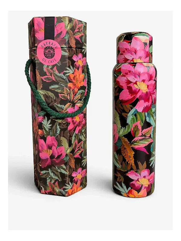 Garrafa Térmica de Café Farm Painted Flowers 750 ML - FARM