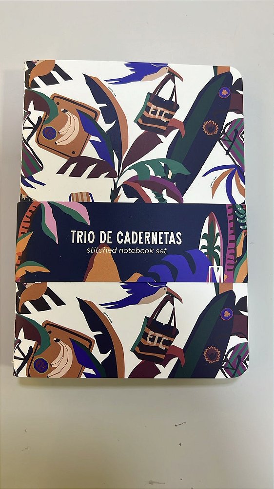 Trio de Cadernetas Farm – Estampa Mundo Etc FARM