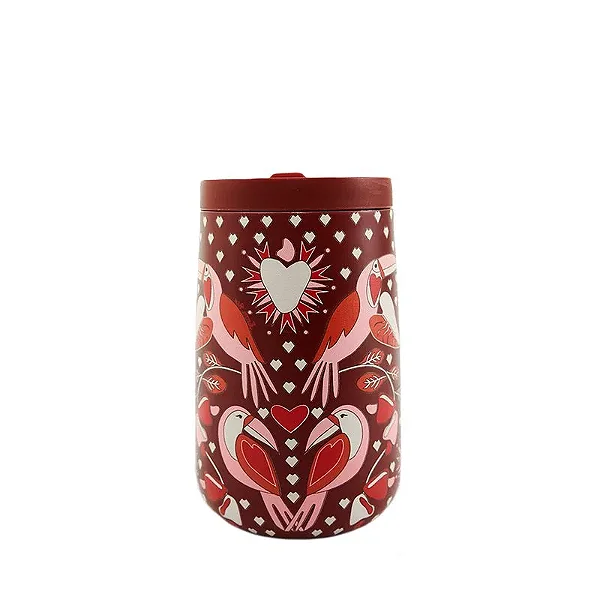 Copo Térmico Farm Que Sede 450ml – Estampa Caju Coração Farm