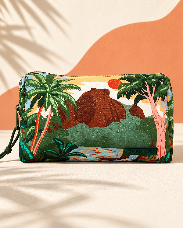 Necessaire Farm Ora Bolas G – Estampa Pedra da Gávea FARM