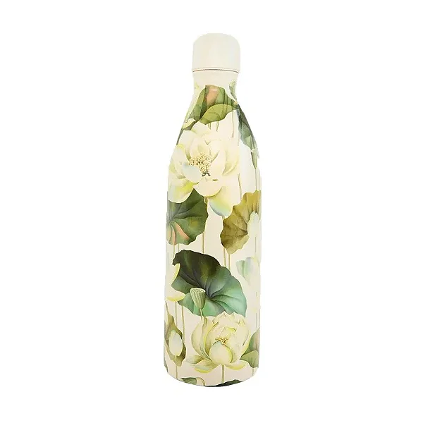 Garrafa Térmica Farm Glub Glub 1L – Estampa Flor de Lotus Farm