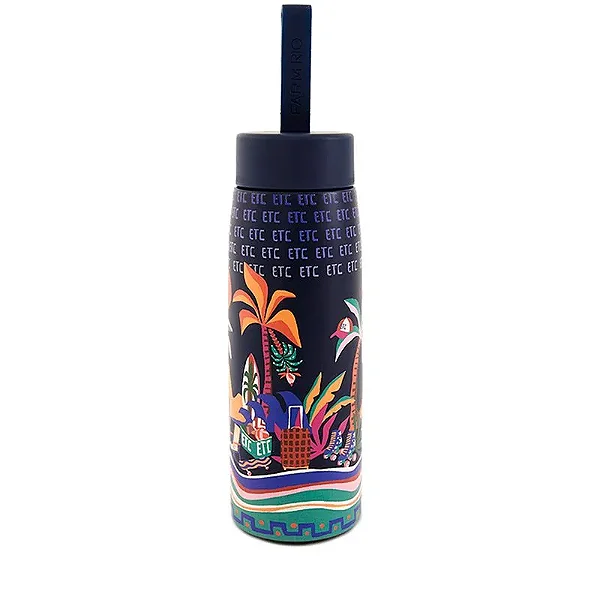 Garrafa Térmica Farm Que Sede 500ml – Estampa Mundo Etc FARM