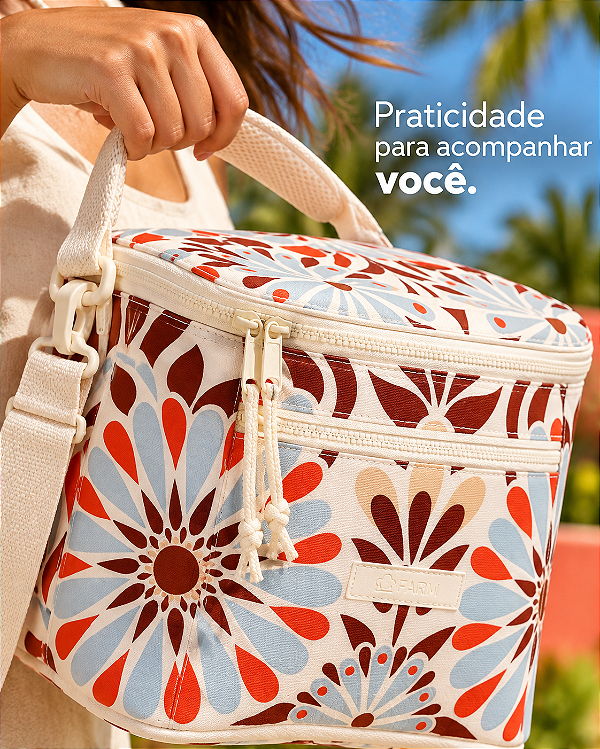 Mini Cooler Farm Farofa – Estampa Florejo FARM