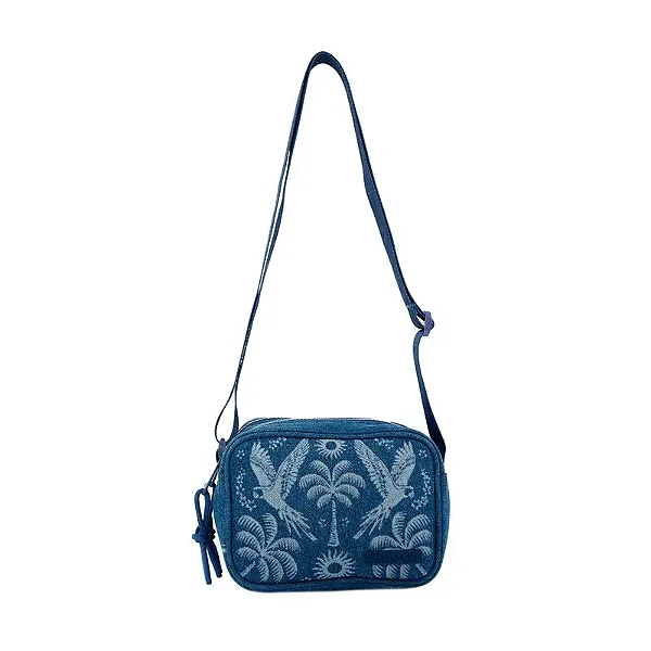 Bolsa Farm Chamego Transversal (Shoulder Bag) – Jeans Lenço Tropical FARM