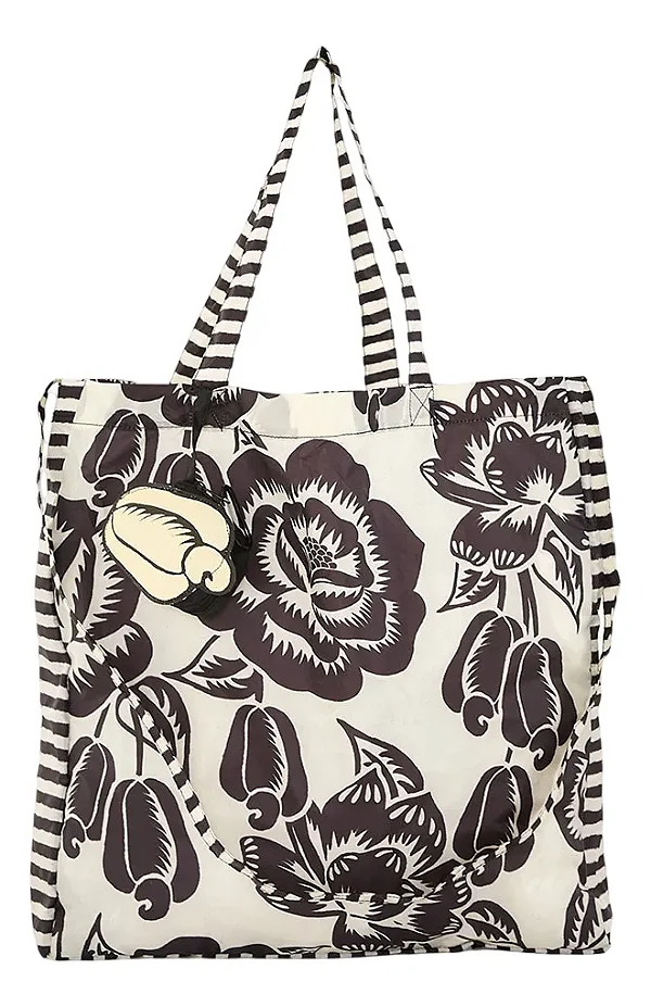 Sacolinha Farm Me Leva – Estampa Floral Caju FARM