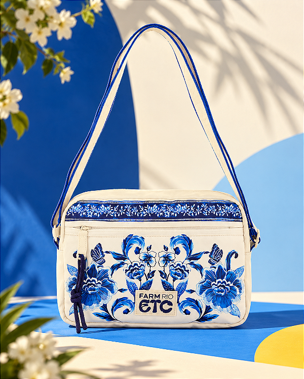Bolsa Farm Ziriguidum – Estampa Porcelaina FARM