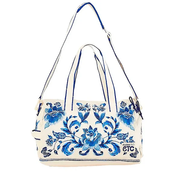 Bolsa Farm Viva – Estampa Porcelain FARM
