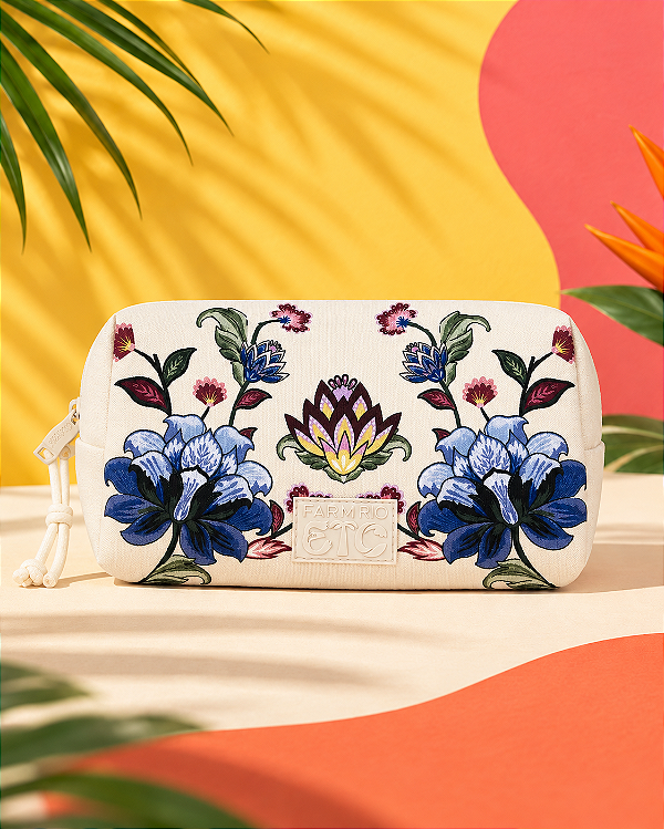 Necessaire Farm Ora Bolas P – Estampa Wonderful Boho FARM