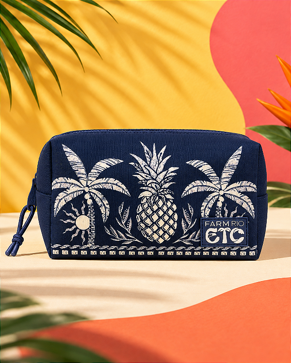 Necessaire Farm Ora Bolas P – Estampa Tropical MR FARM