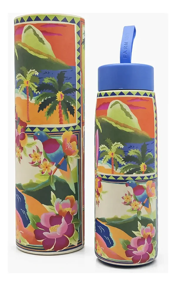 Garrafa Térmica Farm Que Sede 750ml – Estampa Surf Etc