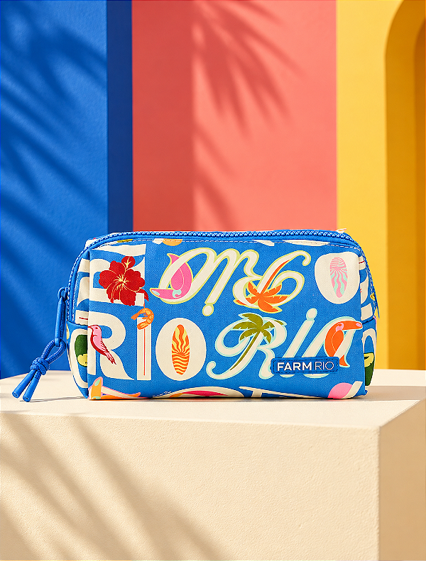 Necessaire Farm Ora Bolas P – Estampa Rio FARM