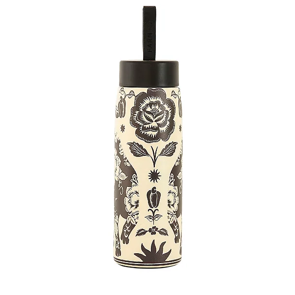 Garrafa Térmica Farm Que Sede 750ml – Estampa Onça Romantica