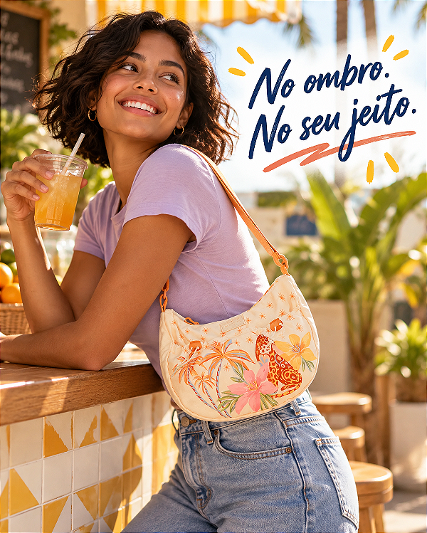 Bolsa Banana P Onça dos Trópicos - FARM