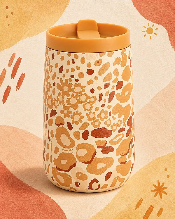 Copo Térmico Farm Que Sede 450ml – Estampa Felina Farm