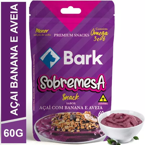 BARK BIFINHO SOBREMESA AÇAI COM BANANA E AVEIA 60GR