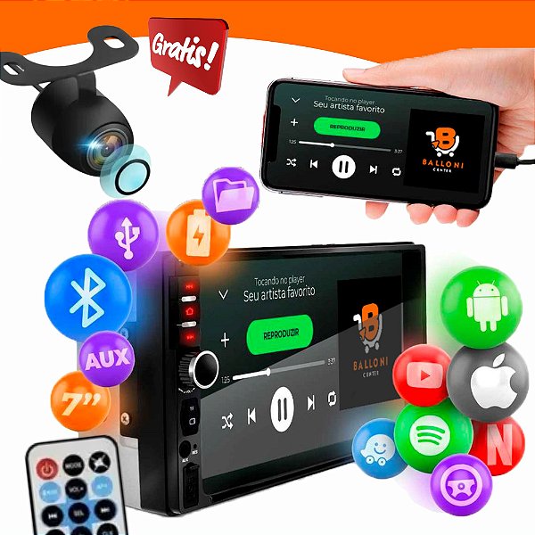 Adaptador De Módulo Bluetooth Sem Fio Universal Aux Audio 2