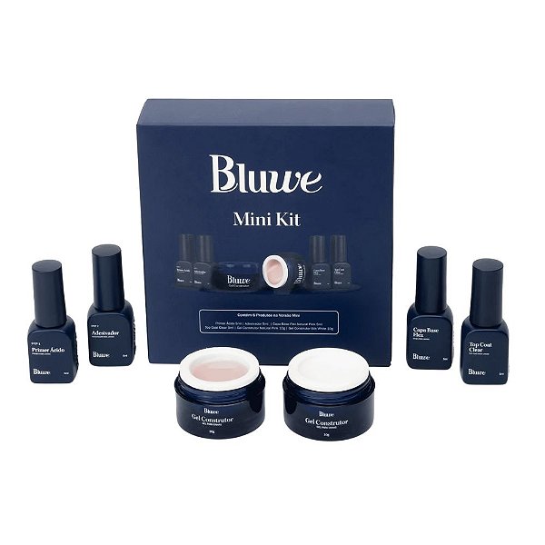 Mini Kit 6 Itens - Preparadores e Géis - Bluwe