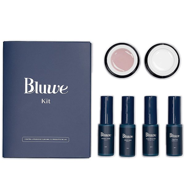 Mini Kit 6 Itens - Preparadores e Géis - Bluwe