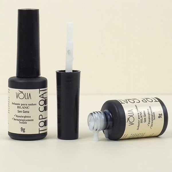 Top Coat Blanc Selante Alto Brilho - 9g - Vòlia