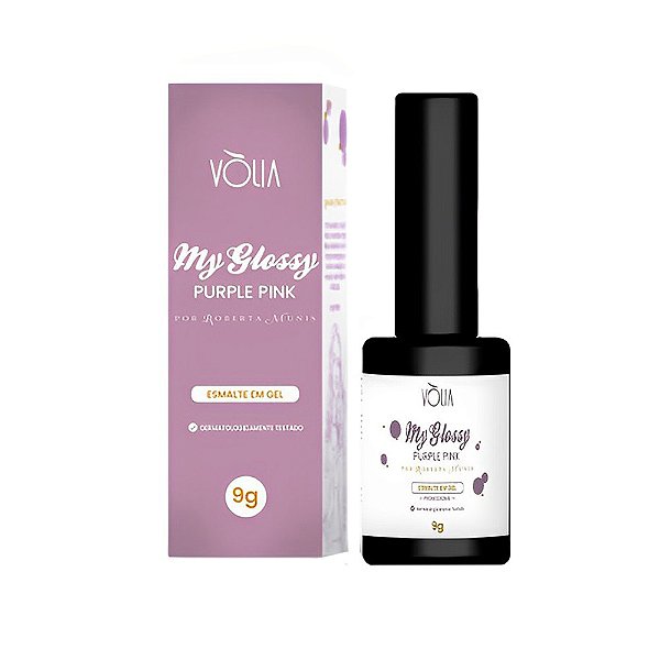 Esmalte em Gel My Glossy (Purple Pink) - Volia - 9g